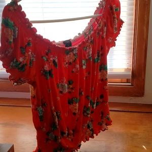 XL, Rue 21 floral crop top